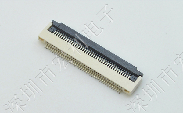 FFC/FPC插座 軟排線接插件 FPC連接器 間距1.0mm 11P 下接翻蓋式