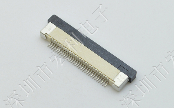 FFC/FPC連接器 軟排線插座 0.5mm間距-42P 下接拉鎖 42Pin 抽屜式