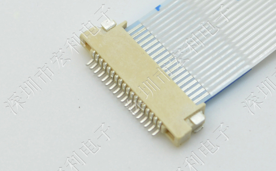 FFC/FPC連接器 間距0.5mm H1.5 13P雙面接觸貼片接插件 SMT排插座