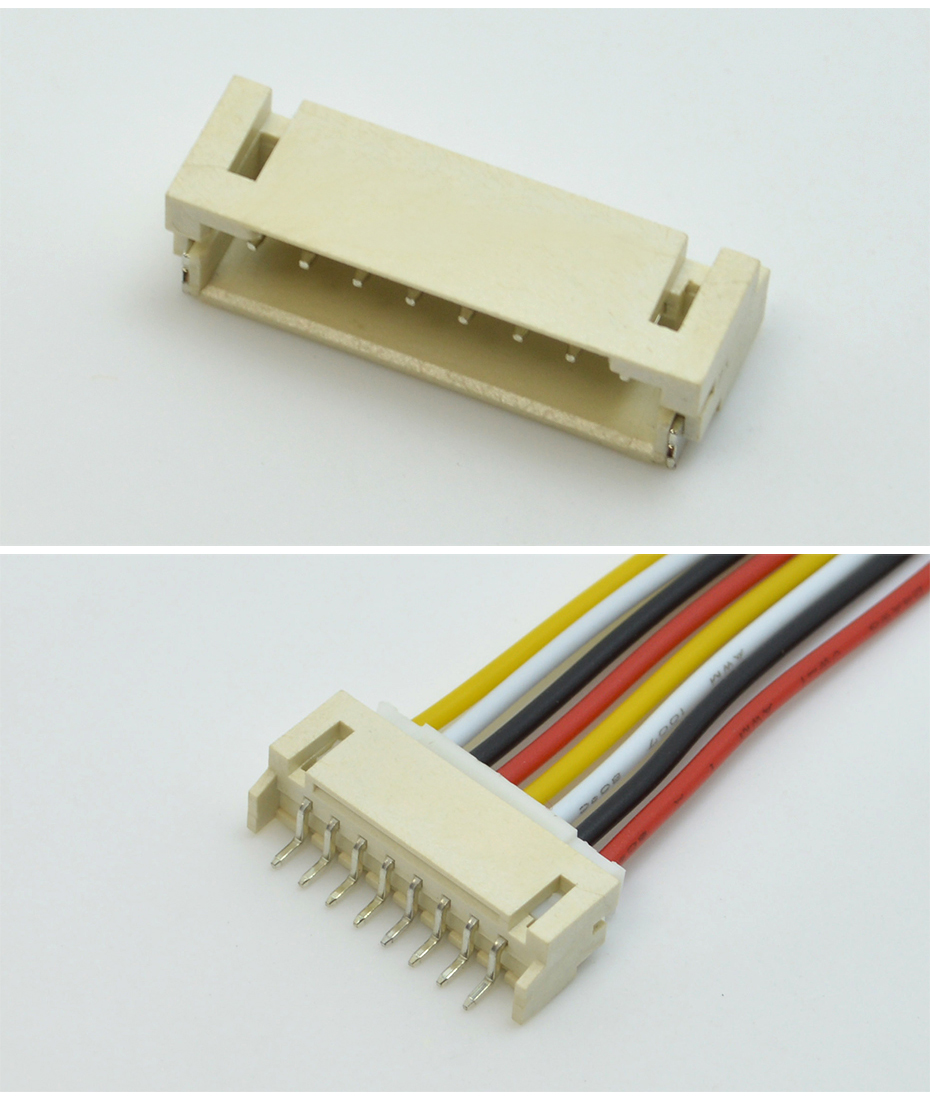 PH2.0-2P 臥貼 貼片SMT型連接器 臥式連接器 環(huán)保耐高溫插座 阻燃,宏利