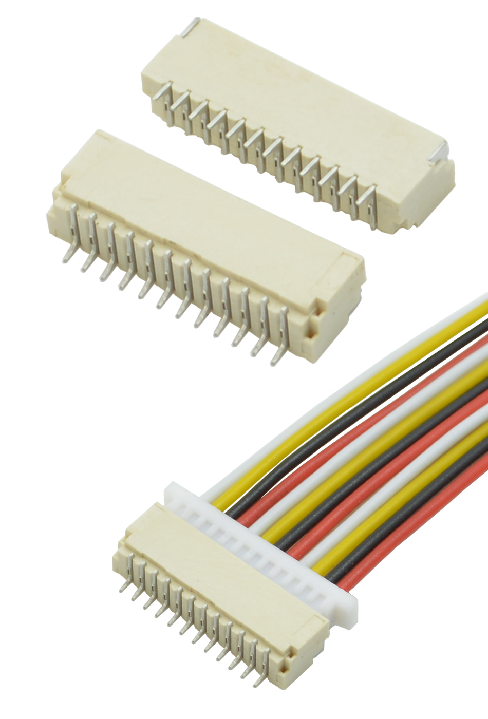 SH1.0A間距4針接插件 臥式貼片 電池電源線連接器FPC連接器接插件,宏利