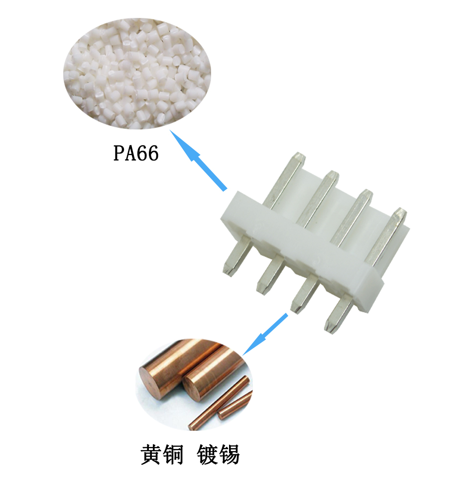 VH396-8P間距直針 3.96mm間距 直插 針座 插座 連接器,宏利