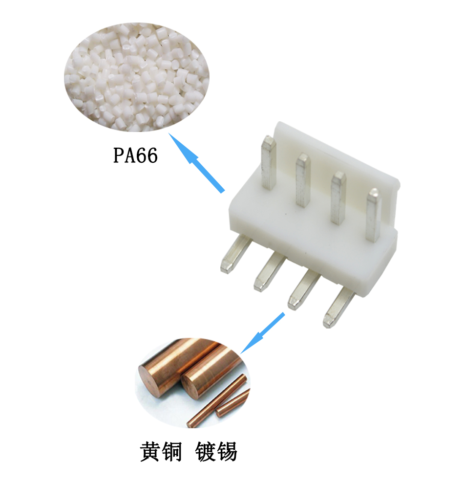 VH-5AW VH3.96mm接插件 5P 90度彎角連接器 彎插座 彎針,宏利